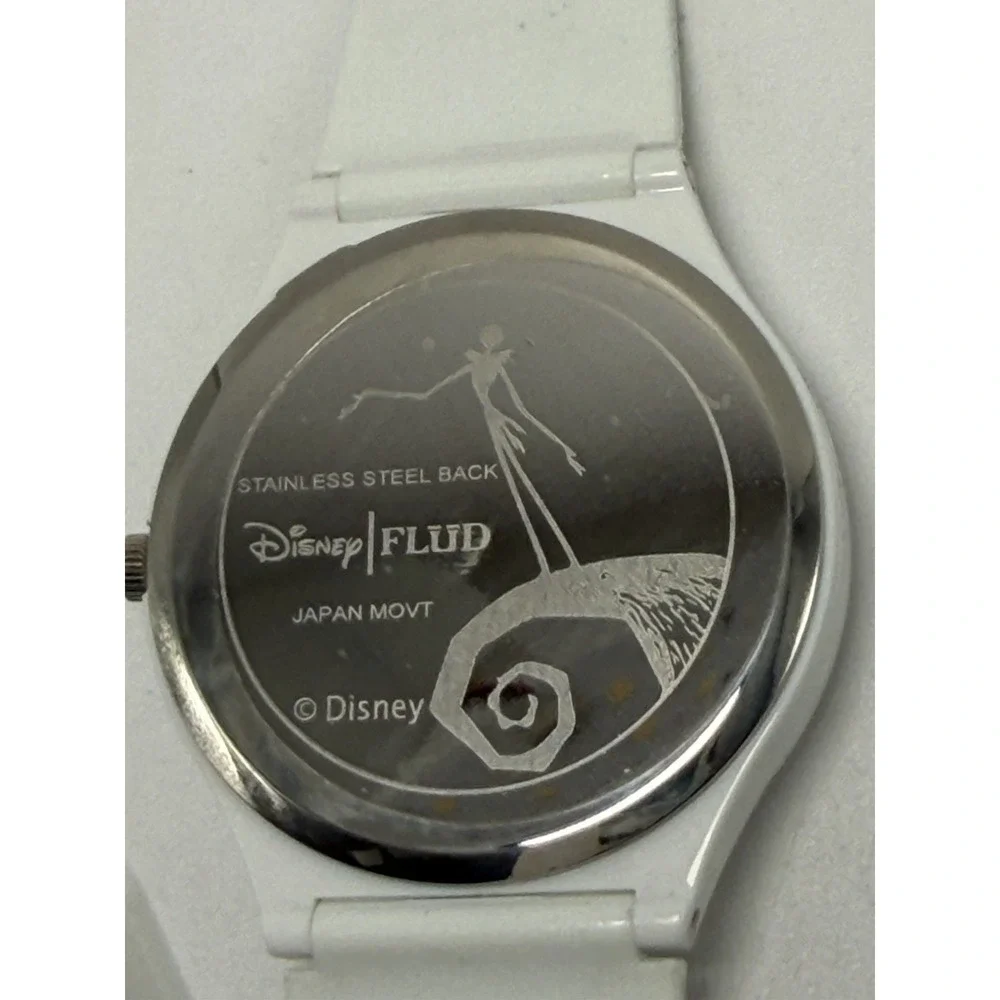 Disney Flud Nightmare Before Christmas Watch New Battery 40MM 8.5